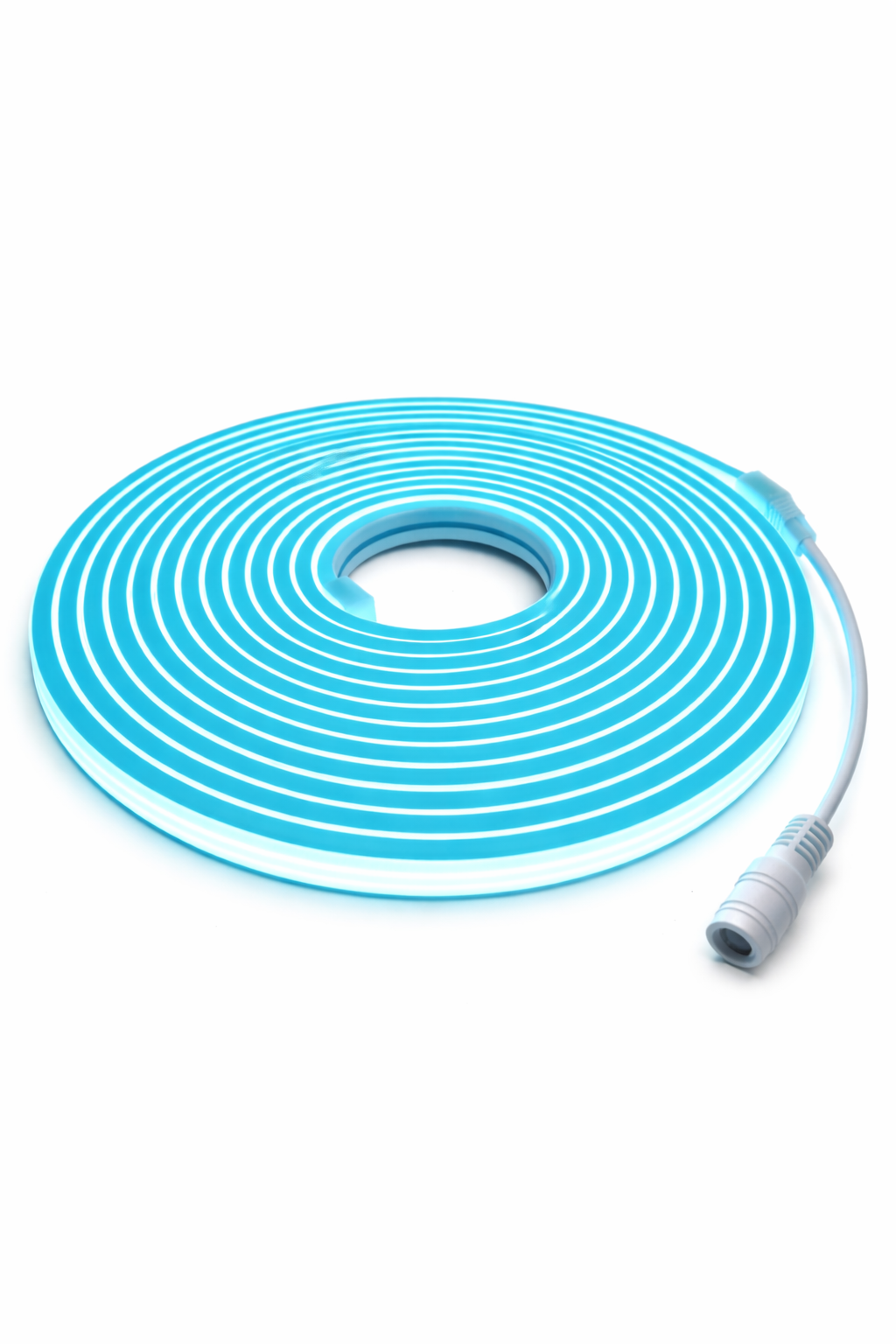 TIRA LED NEÓN FLEX 5 mts LUZ AZUL CELESTE