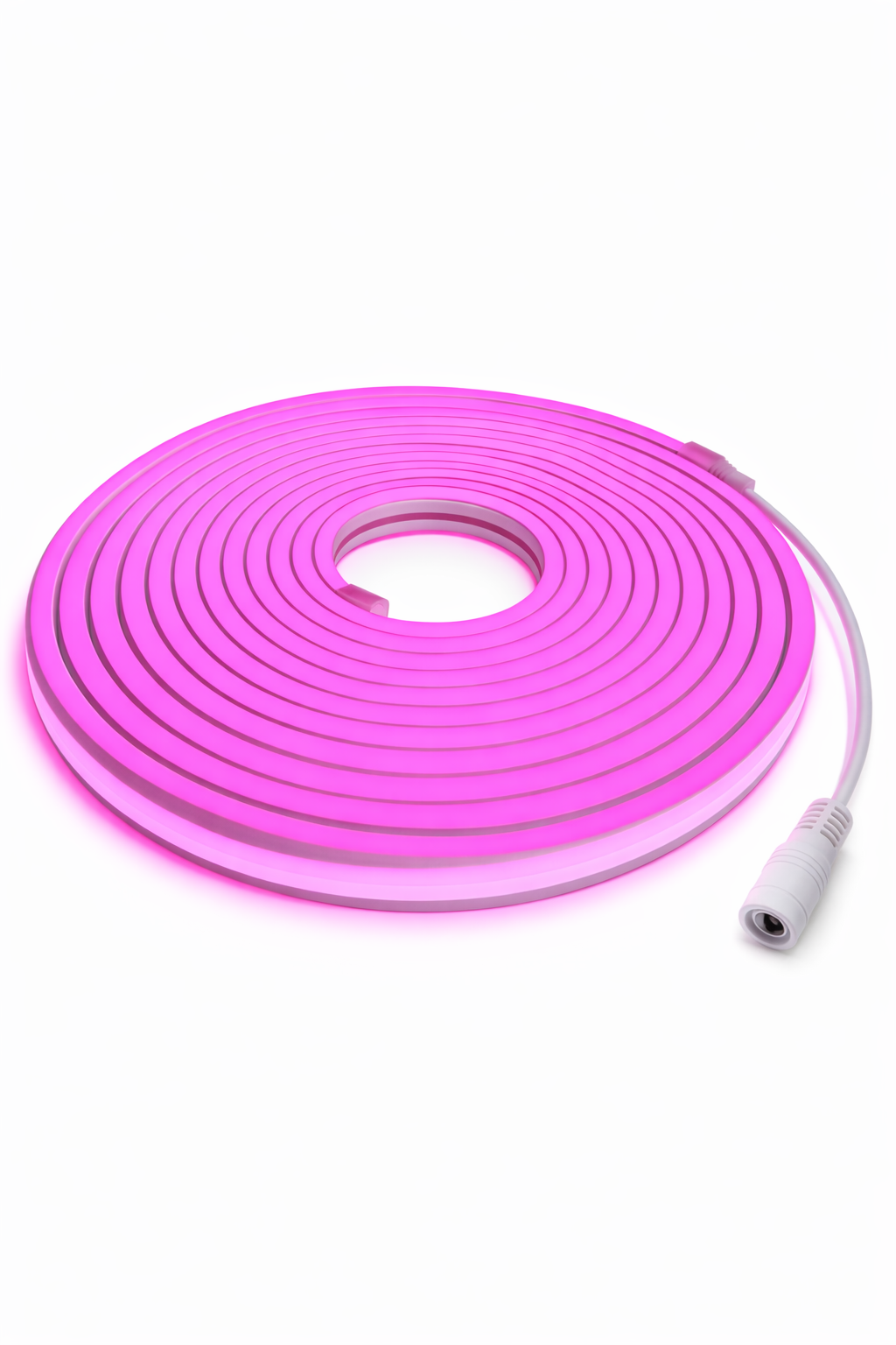 TIRA LED NEÓN FLEX 5 mts LUZ ROSA