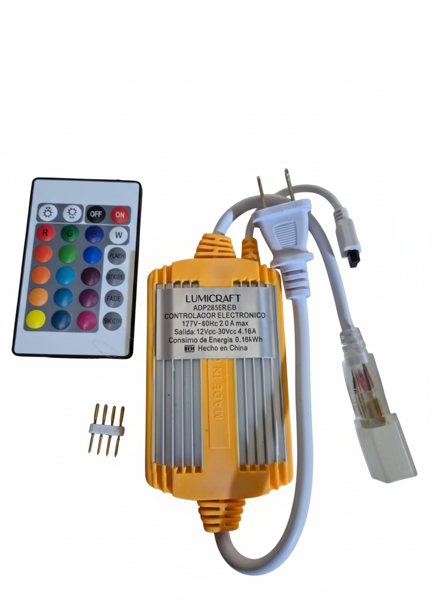 CONECTOR MANGUERA NEON LED 2835
