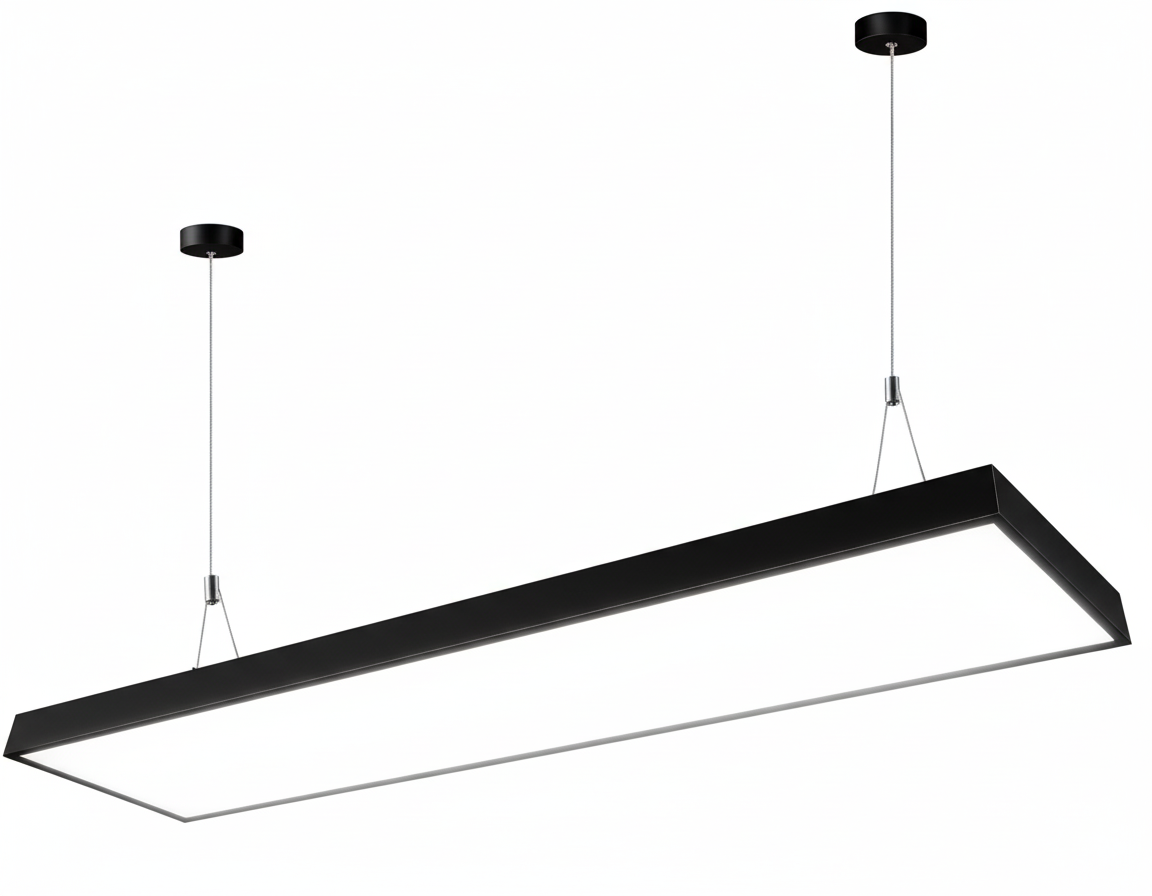 LAMPARA DE OFICINA COLGANTE 72W LUZ BLANCA