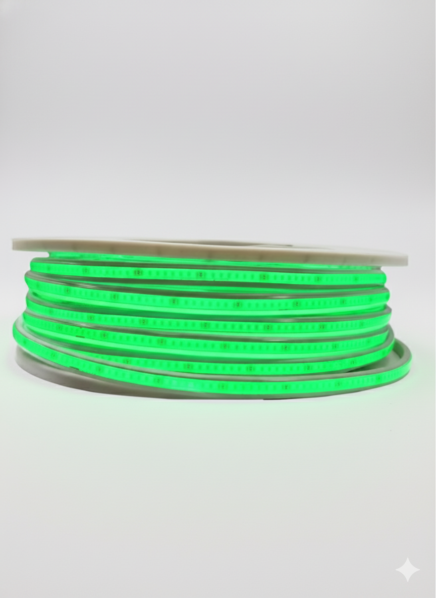 MANGUERA LED COB LUZ VERDE 50 MTS