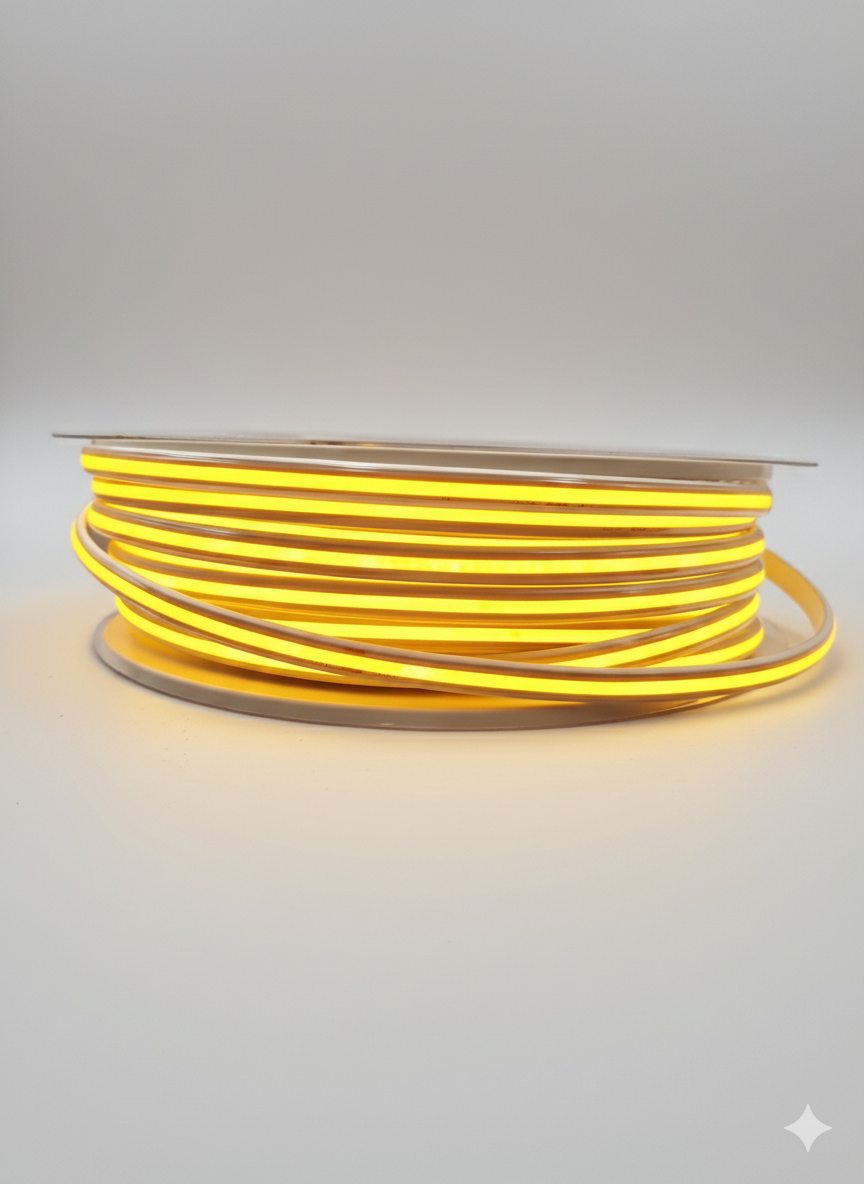 MANGUERA LED COB LUZ DORADO 50 MTS