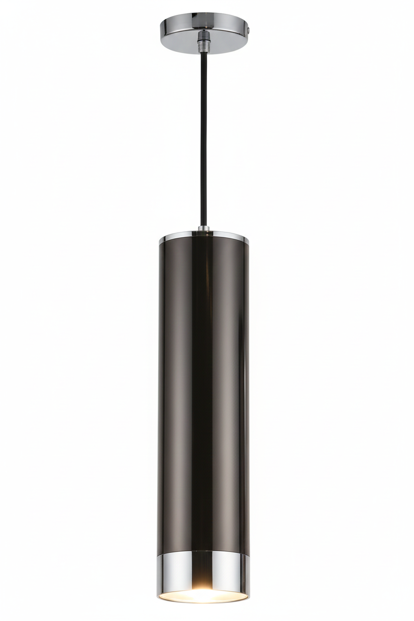 COLGANTE LED CANDIL CON DISEÑO CILINDRICO 3 TEMPERATURAS COLOR NEGRO