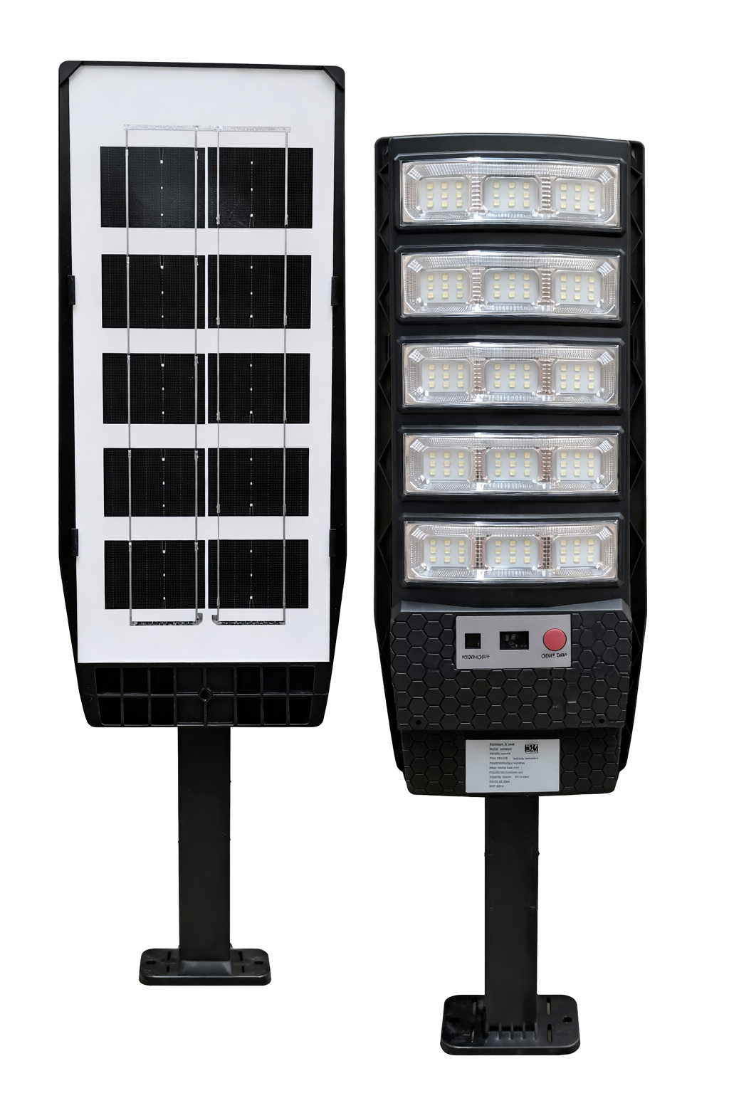 LAMPARA LED SOLAR MINI SUBURBANA 100W LUZ BLANCA