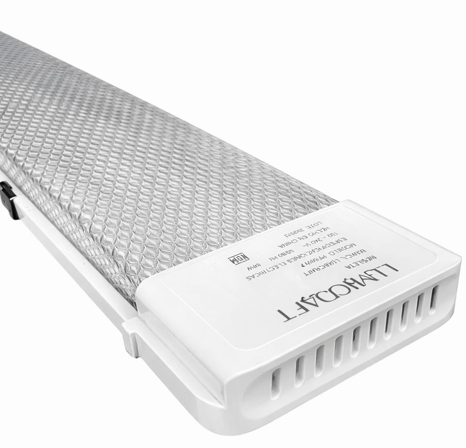 REGLETA DE ACRILICO 88W 1.20m 4 TIRAS DE LED