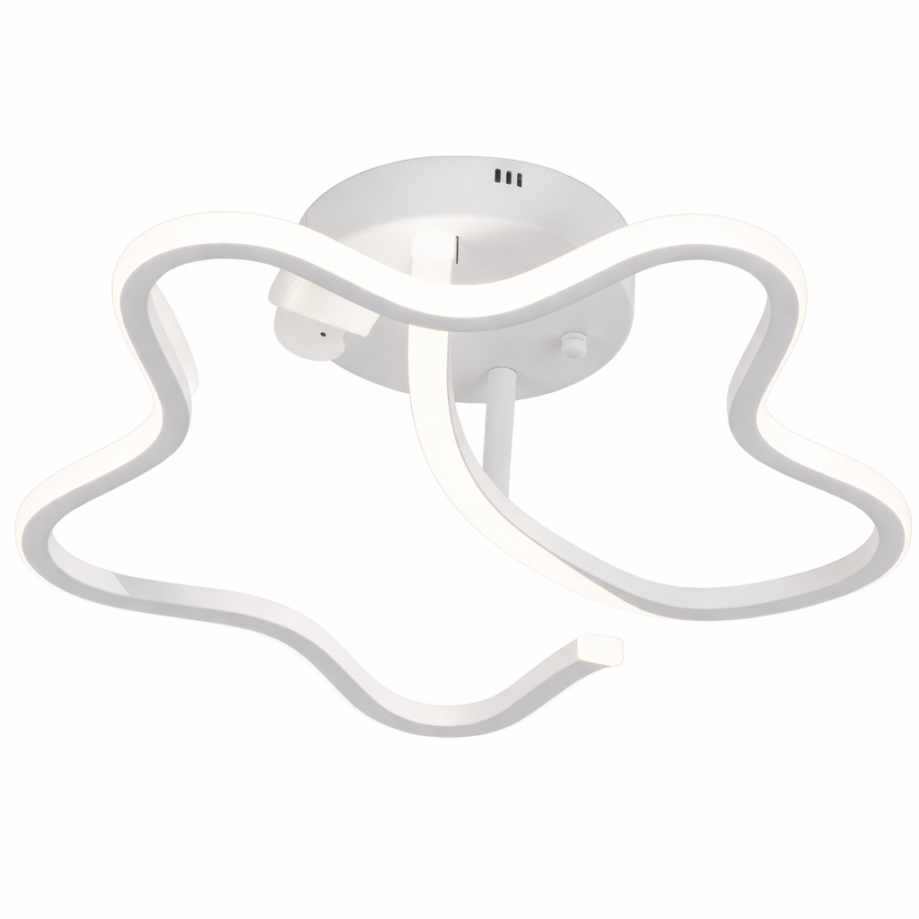 PLAFON DE TECHO LED MODERNO CON DISEÑO EN FORMA DE ESTRELLA 3 TEMPERATURAS