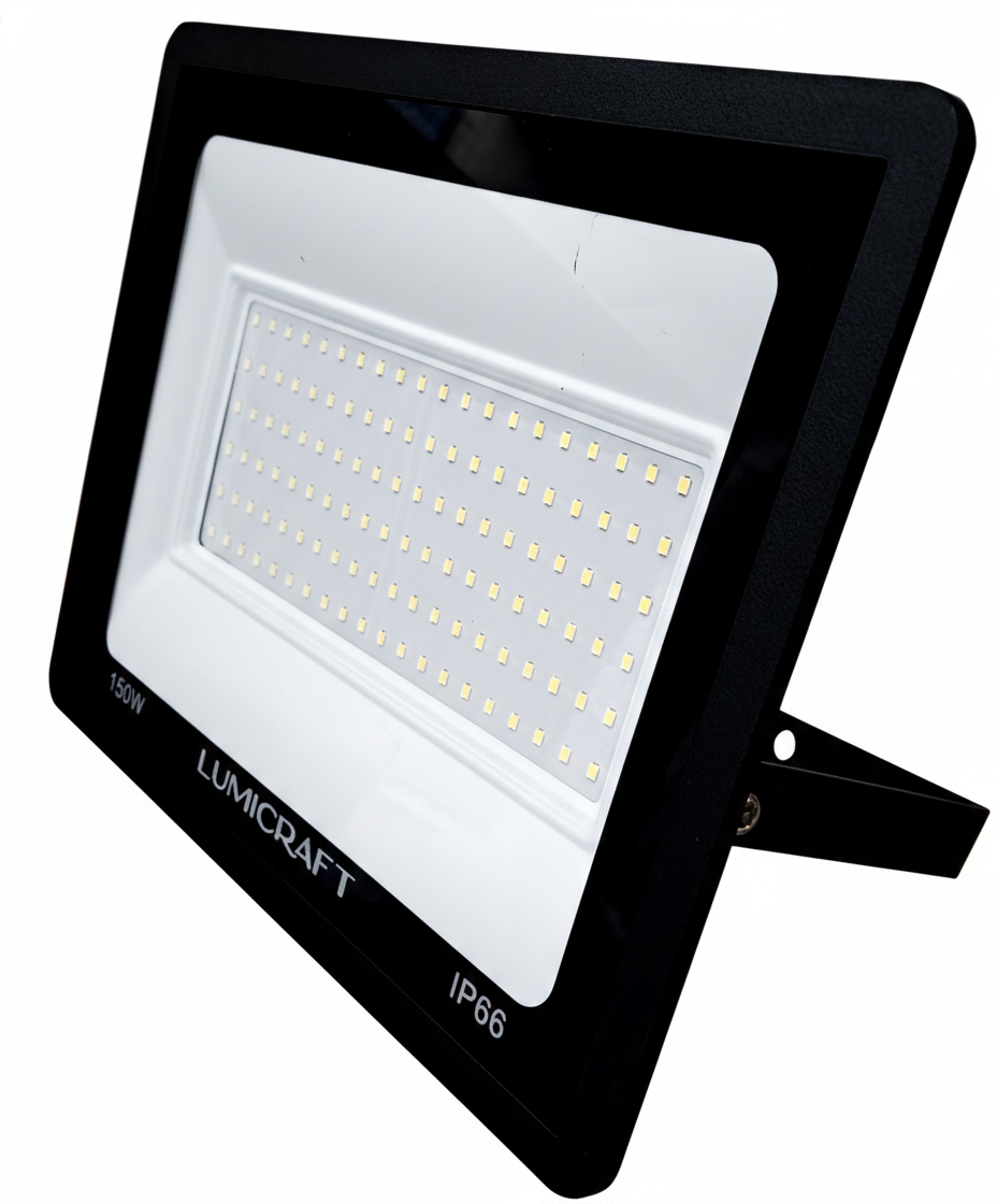 REFLECTOR LED FINO MULTIVOLTAJE 150W LUZ BLANCA