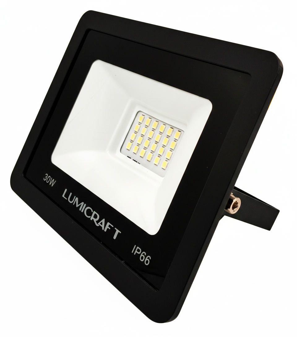 REFLECTOR LED FINO MULTIVOLTAJE 30W LUZ BLANCA