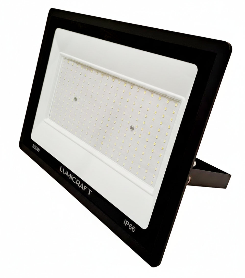 REFLECTOR LED FINO MULTIVOLTAJE 300W LUZ BLANCA