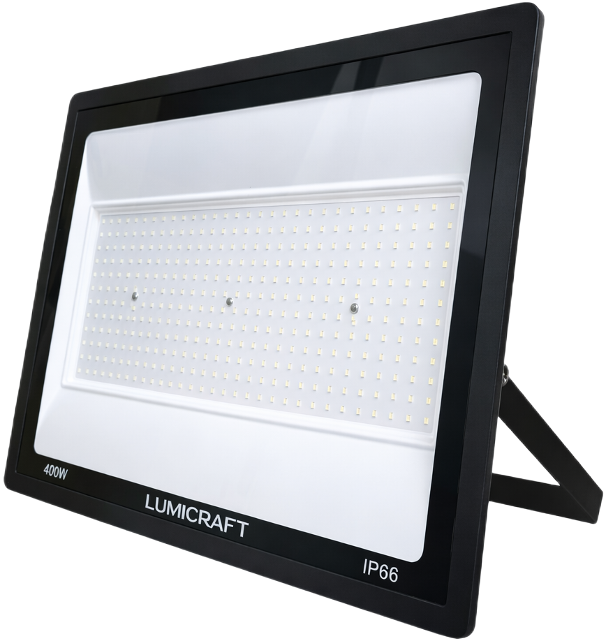 REFLECTOR LED FINO MULTIVOLTAJE 400W LUZ BLANCA