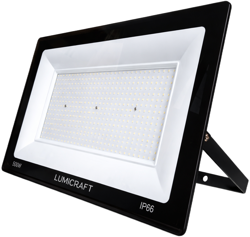 REFLECTOR LED FINO MULTIVOLTAJE 500W LUZ BLANCA