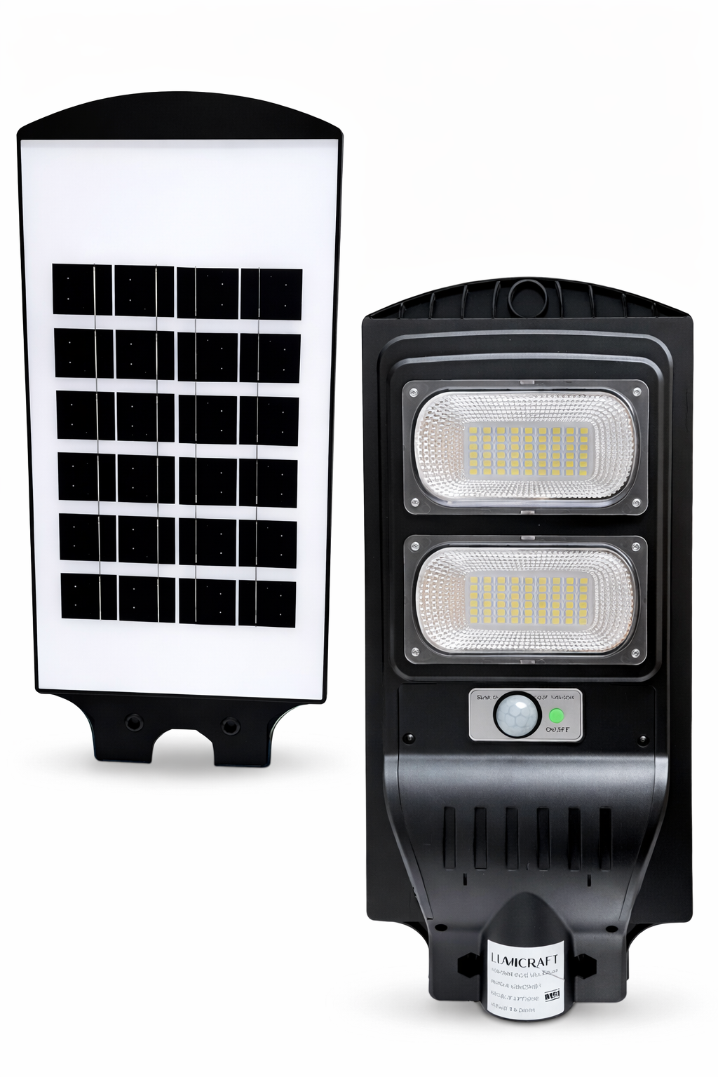 LAMPARA SUBURBANA LED SOLAR 100W LUZ BLANCA